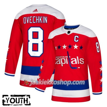 Lapsille NHL Washington Capitals Pelipaita Alexander Ovechkin 8 Adidas Alternate 2018-19 Authentic